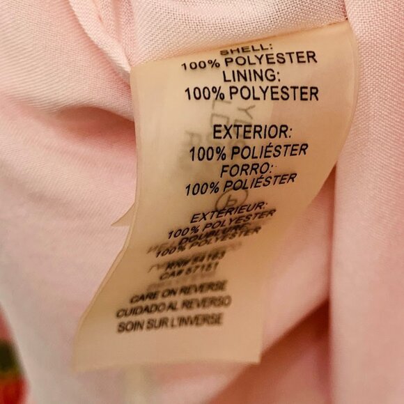 Karl Lagerfeld Womens Sleeveless Dress Size 6 Lined Pink Floral Elegant - Picture 9 of 10